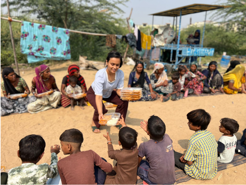Prasad Distribution to the poor