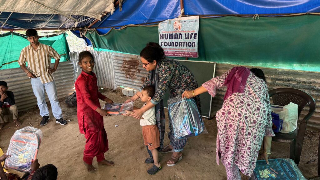 Bag distribution drive: Bag distribution for needy students