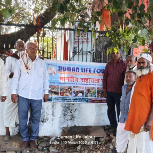 मानव सेवार्थ: गांव सायपुर के हनुमान मंदिर पर शीतल जल प्याऊ स्थापित
