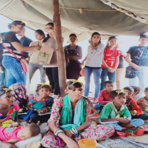 Clothing, Fruits and Stationery Distribution