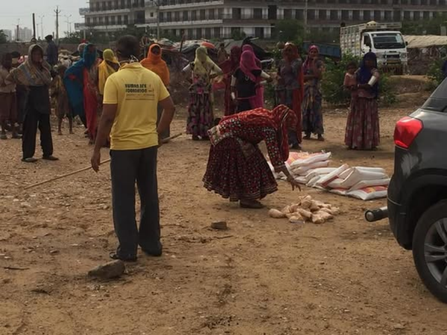 Food Relief Services for Slum Families